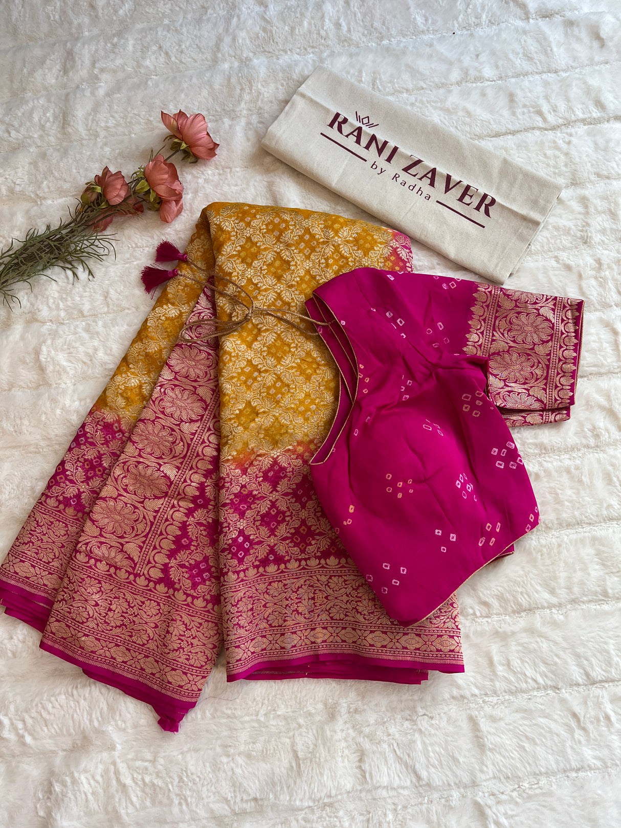 Banarasi georgette saree with blouse