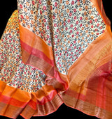 Printed Tussar SIlk