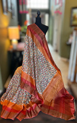 Printed Tussar SIlk