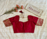 Banaras Pure Silk Handloom With Stitched Blouse AUS