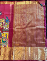  kanchipuram silk saree with blouse