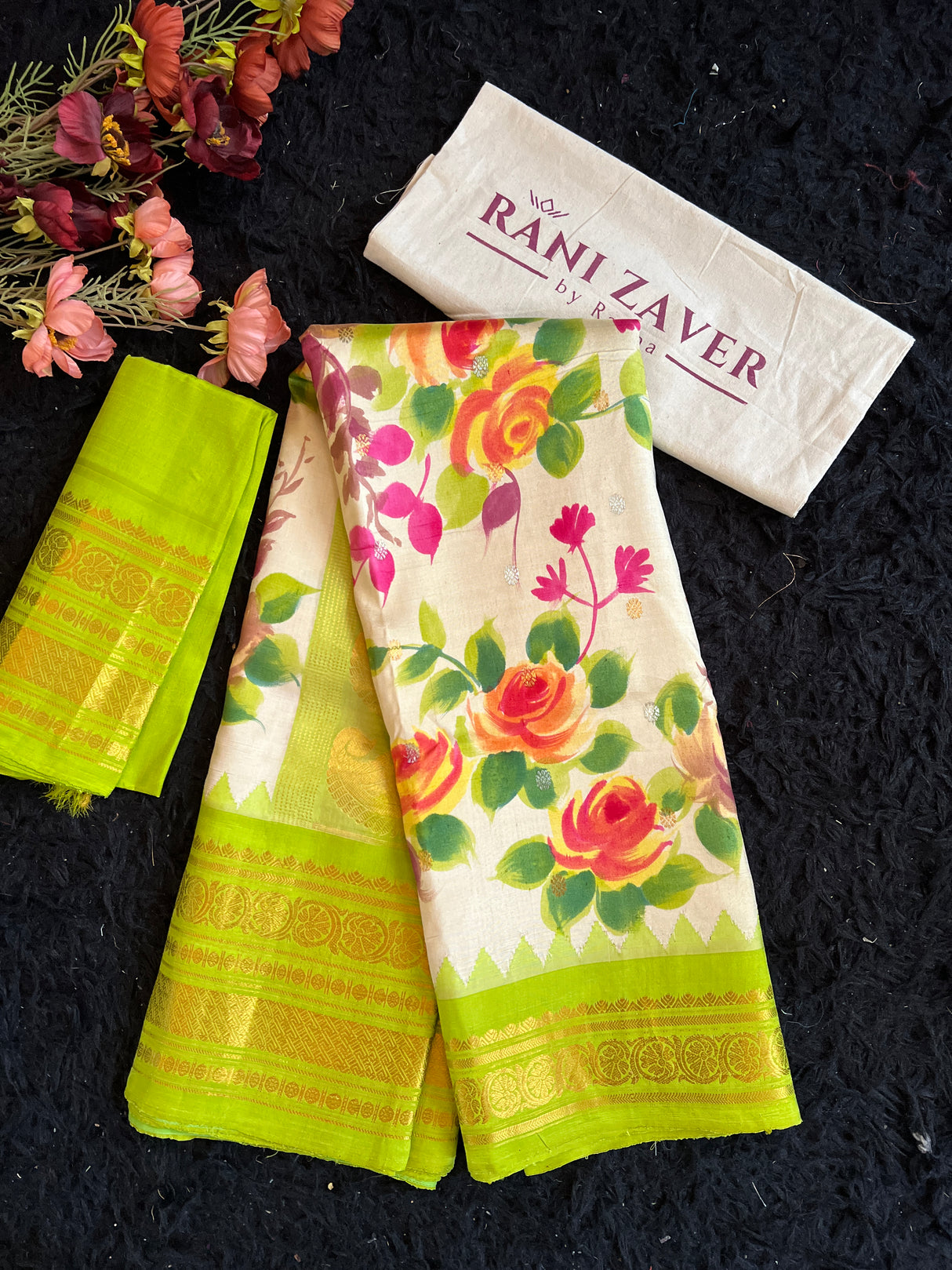 Hand Painted Gadwal Handloom Pure Silk