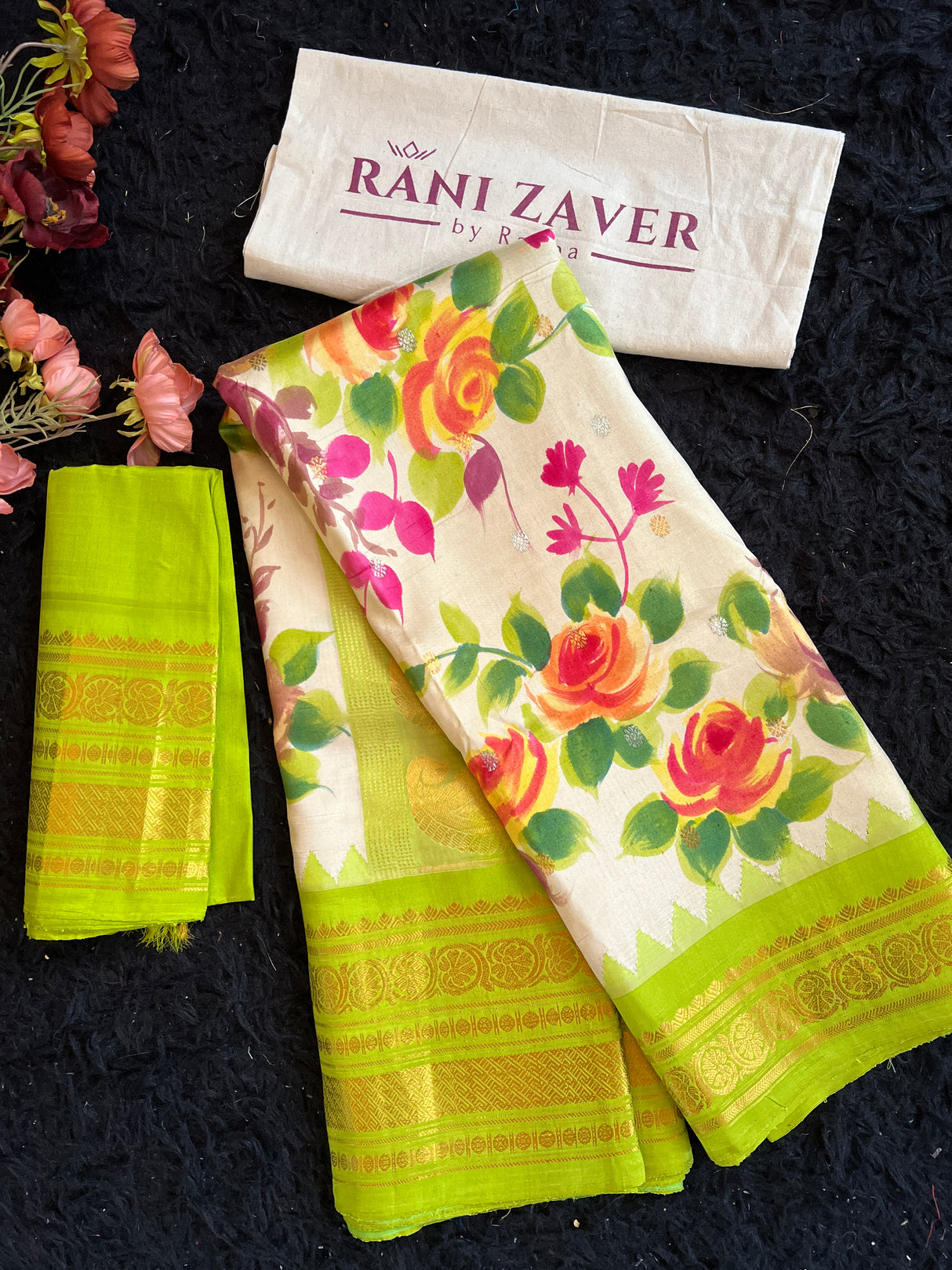 Hand Painted Gadwal Handloom Pure Silk