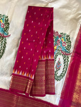 Award Winning Ikkat Kanchi Handloom Pure Silk