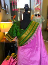 Ikkal silk saree with blouse