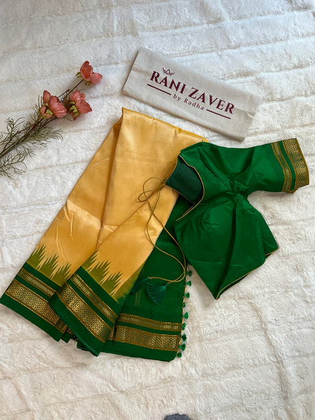  Ikkal silk saree with blouse