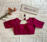 maroon blouse