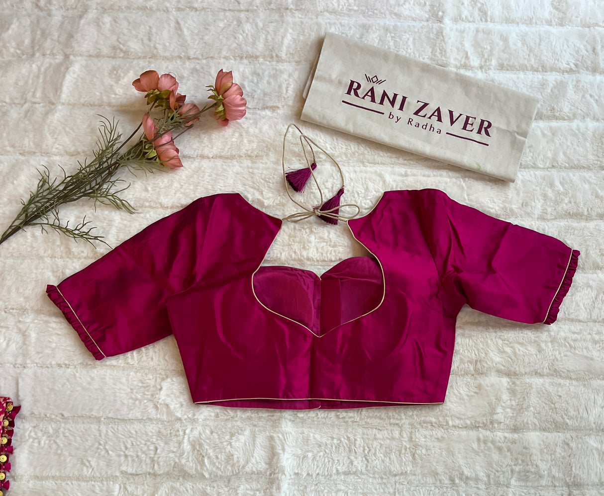 maroon blouse