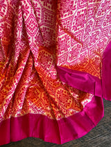  Ikkat saree with blouse