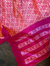  Ikkat saree with blouse