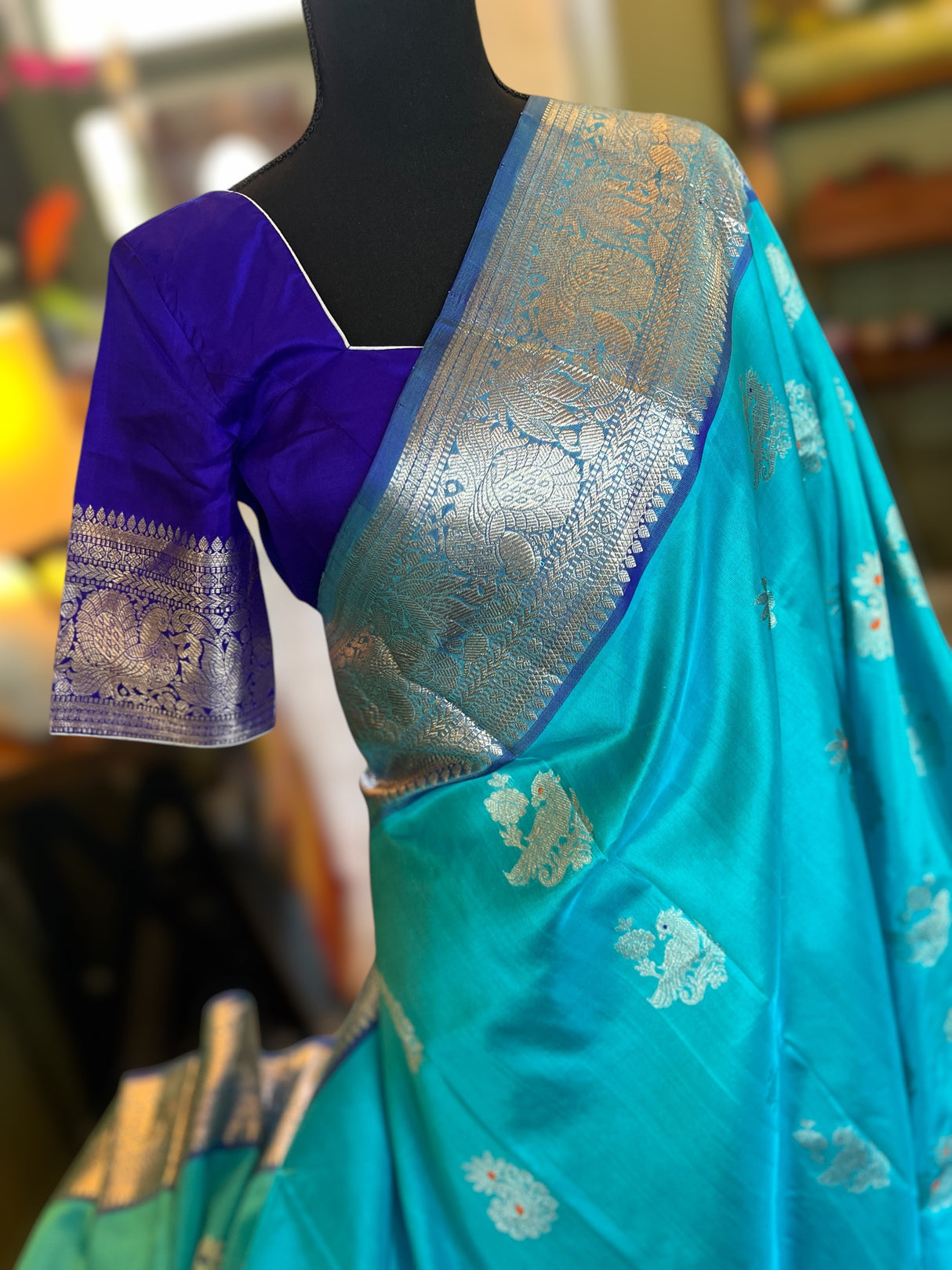 Venkatagiri Pattu Saree With Blouse