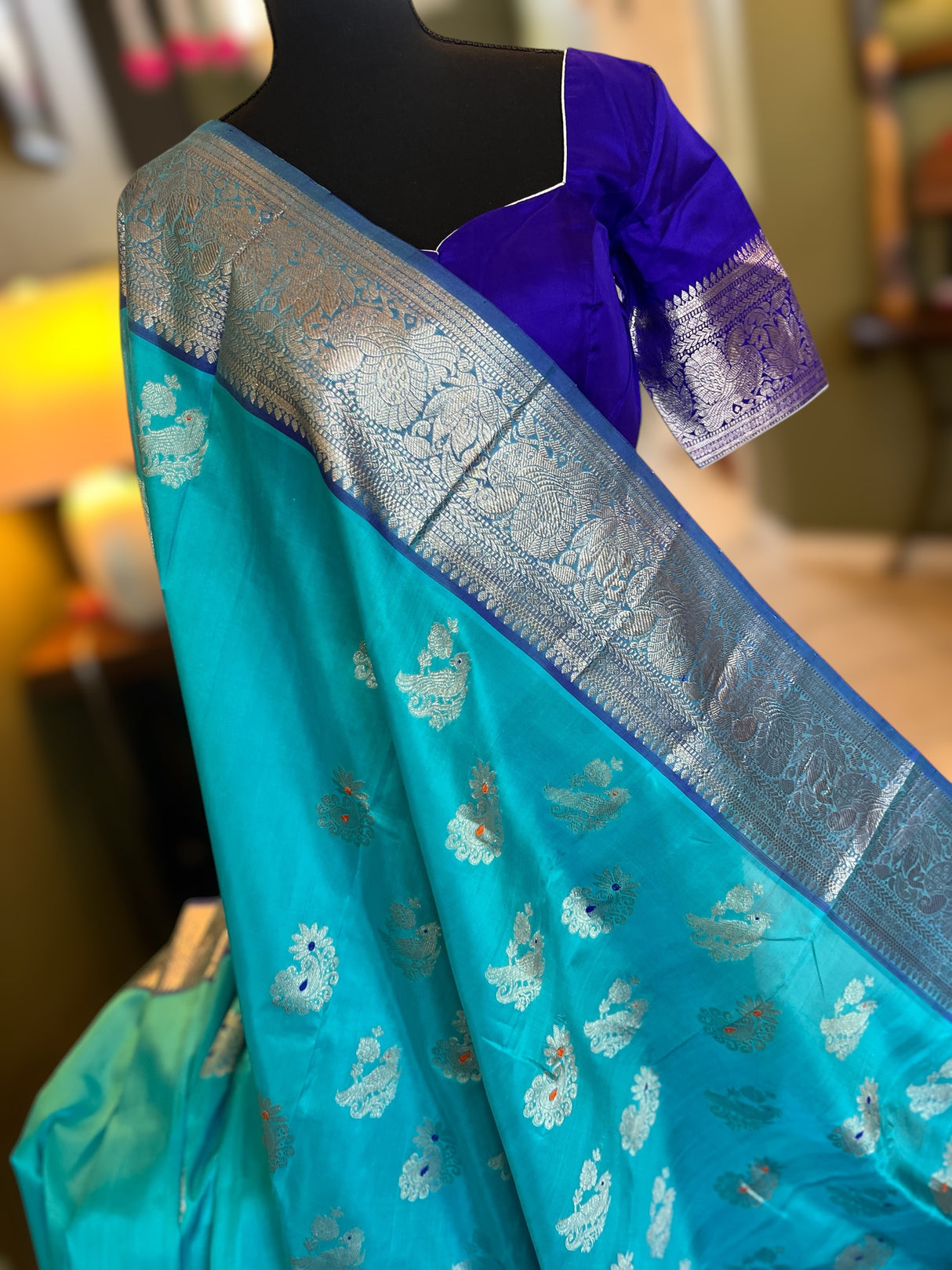 Venkatagiri Pattu Saree With Blouse