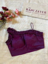 Purple Tissue Cocktail Blouse 34 36