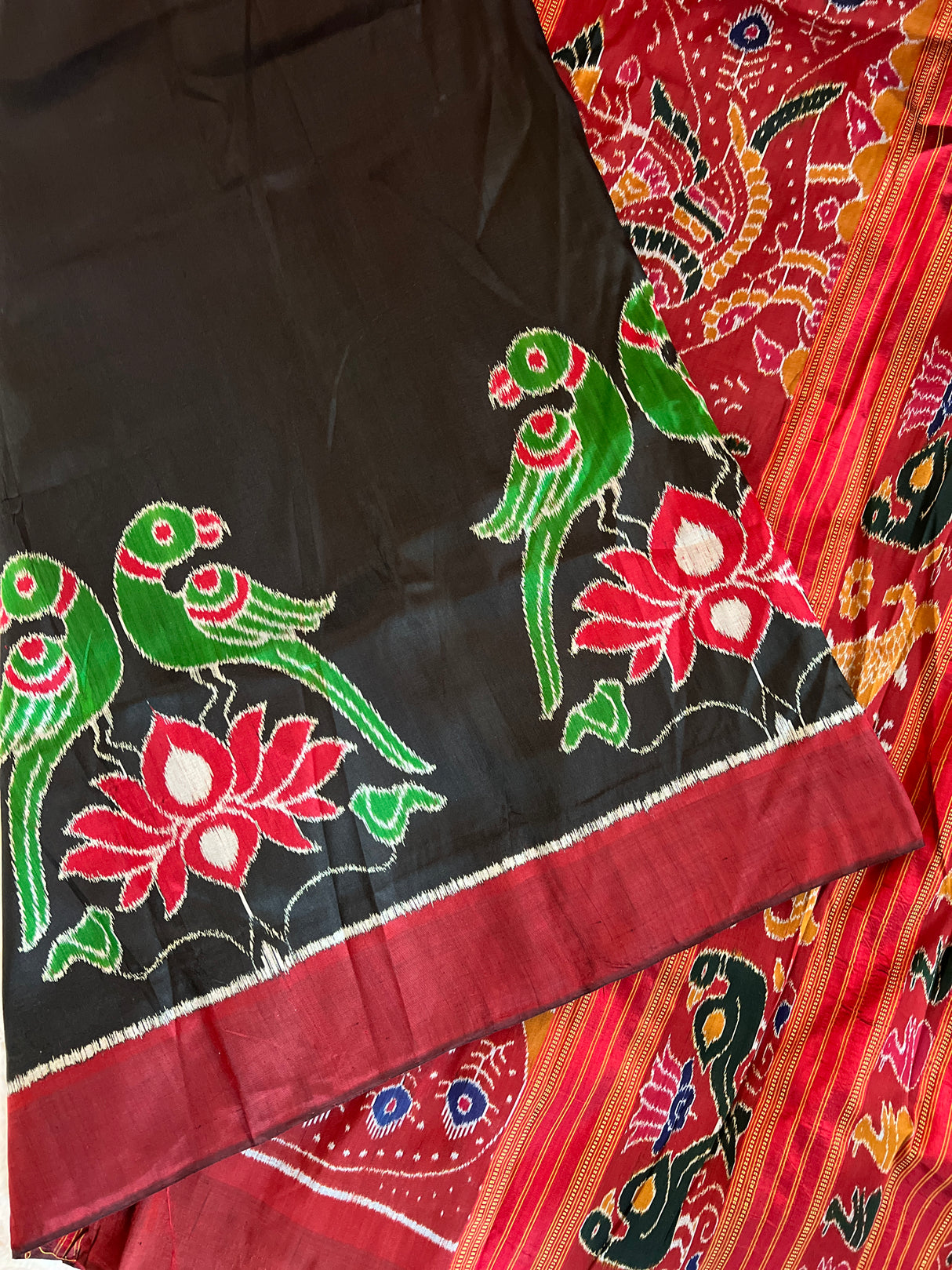 Sambalpuri Khandua Silk handloom Silk saree