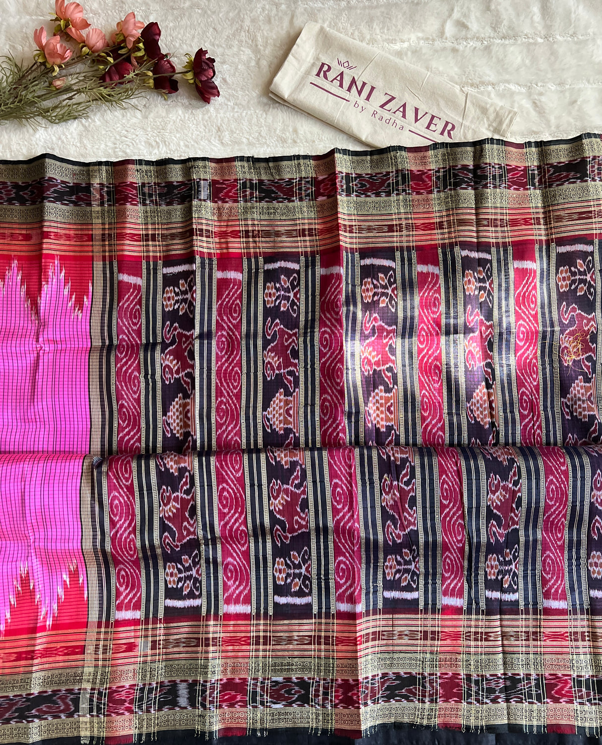 Pink Sachipar Khandua Mulberry Silk