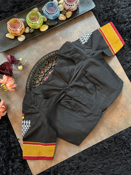 Black Khun embroidered Blouse 36