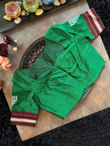 Green Khun embroidered Blouse 36