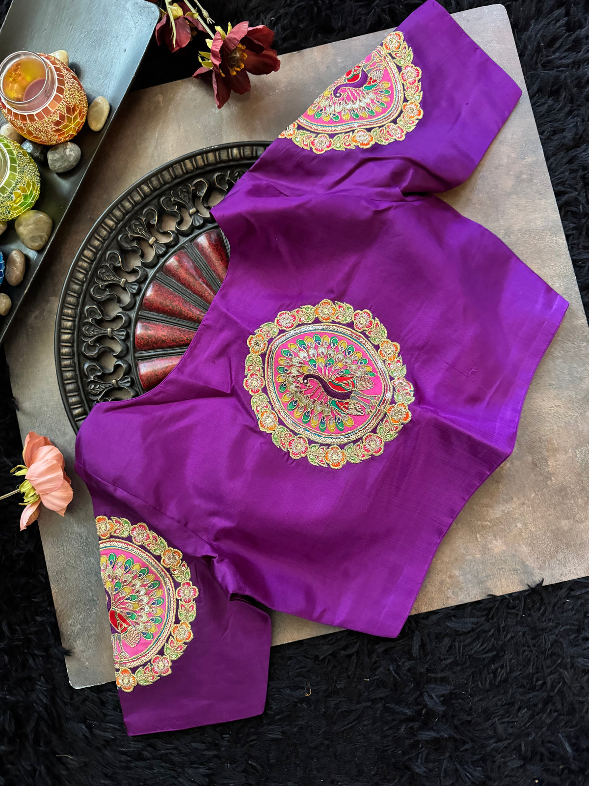 Pink Korvai Kanchipuram Silk Handloom Pure Silk