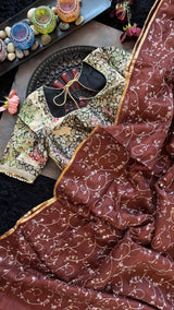 Brown Silk Kota