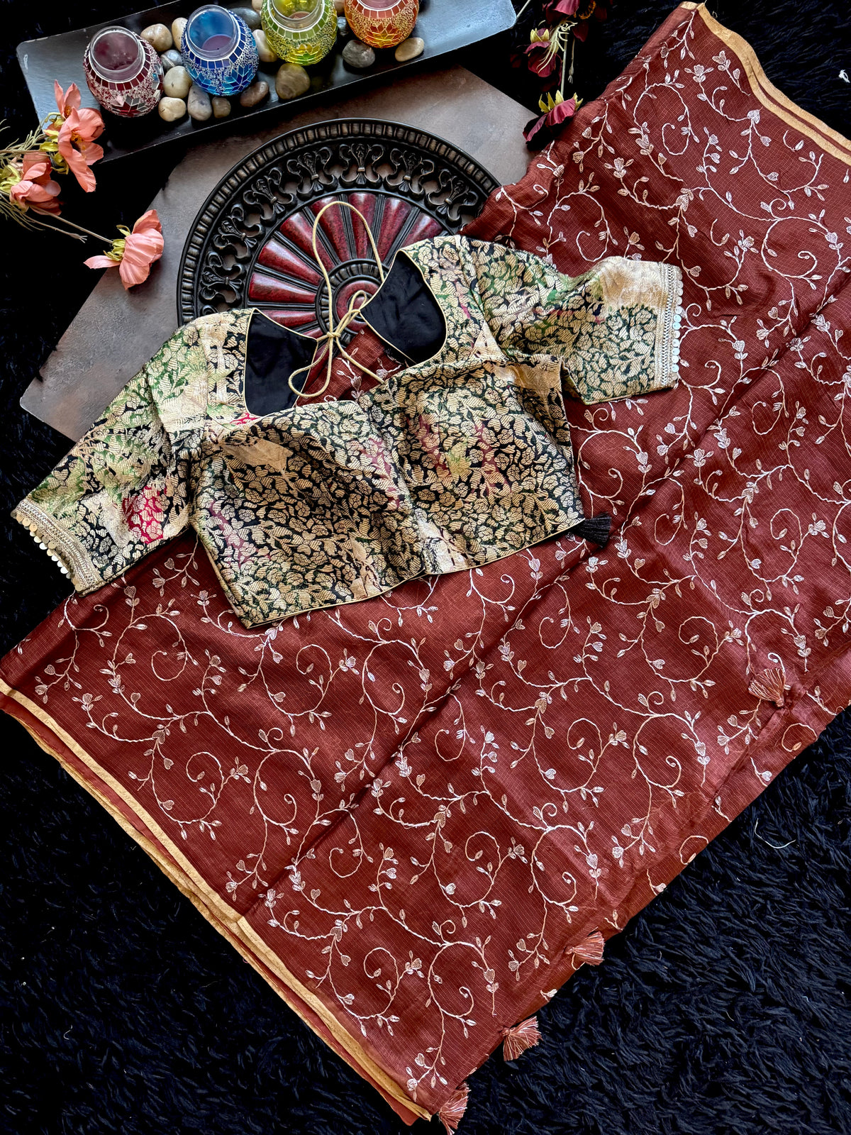 Brown Silk Kota