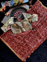 Brown Silk Kota
