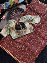 Brown Silk Kota