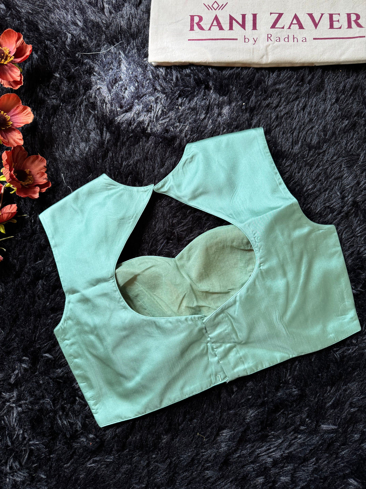 Floral Georgette with Sequins - Pista Green