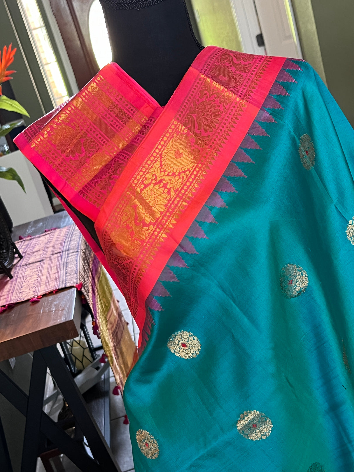 Gadwal handloom Pure Silk saree
