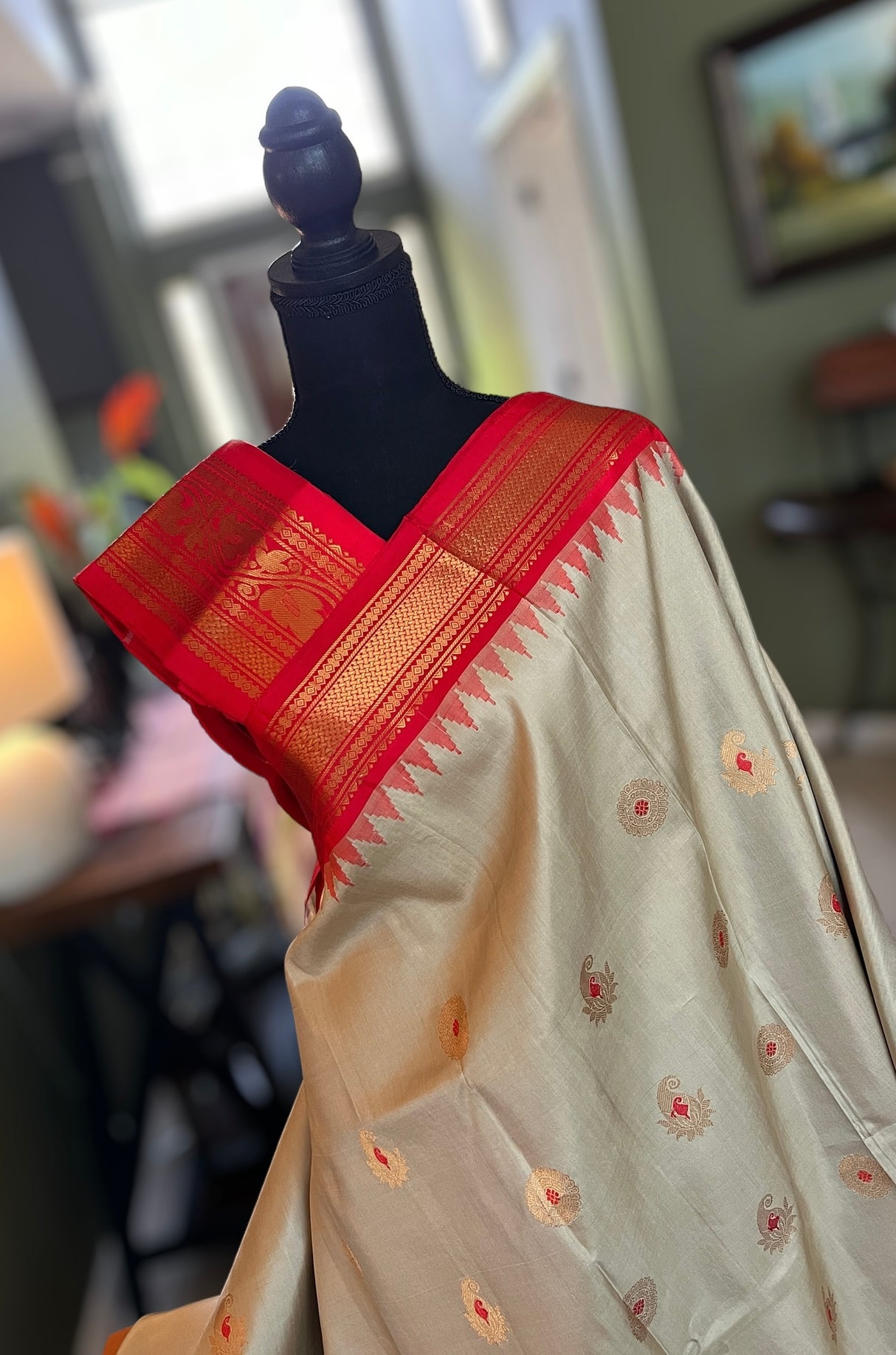 Gadwal handloom Pure Silk