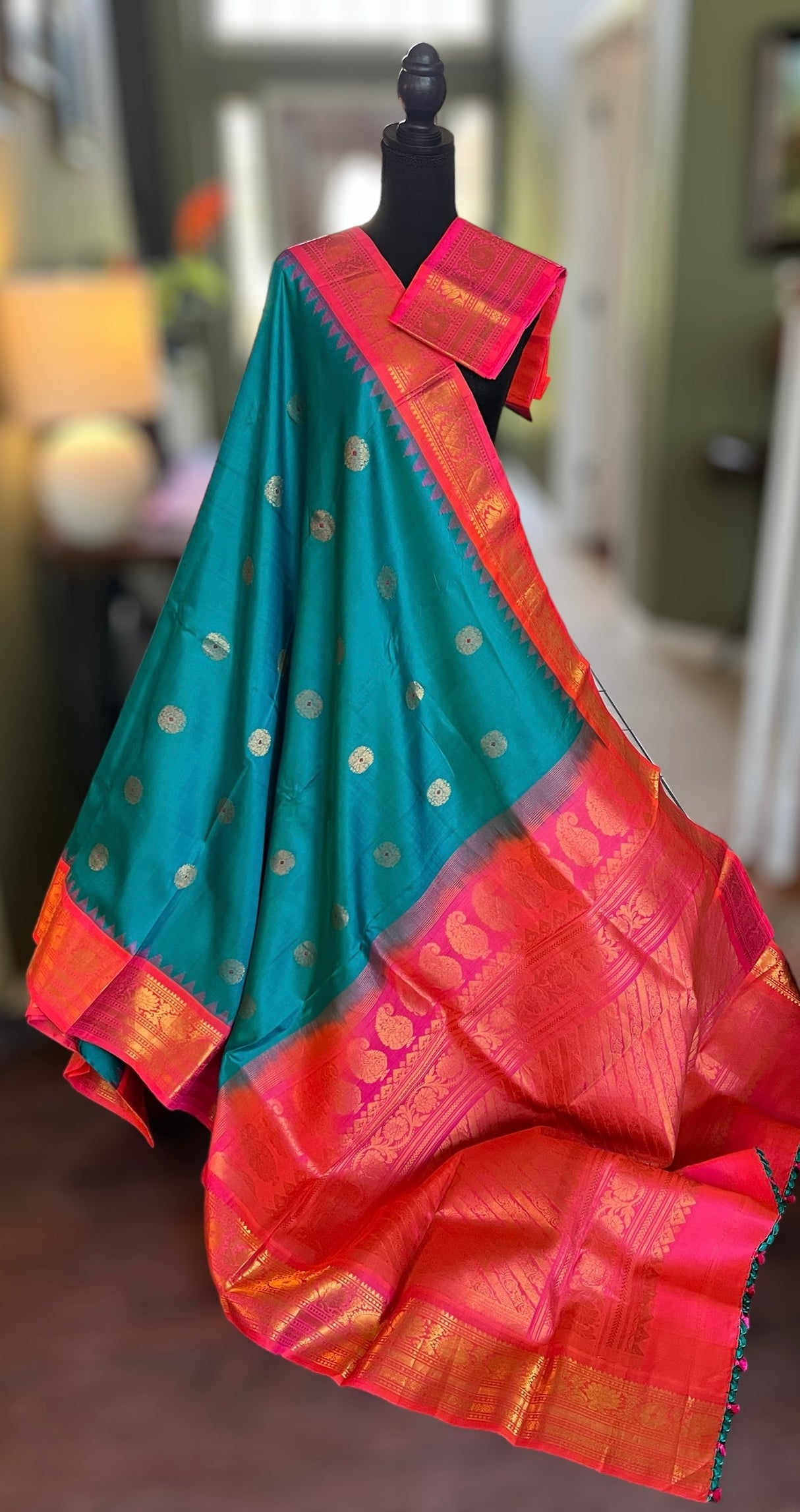 Gadwal handloom Pure Silk saree
