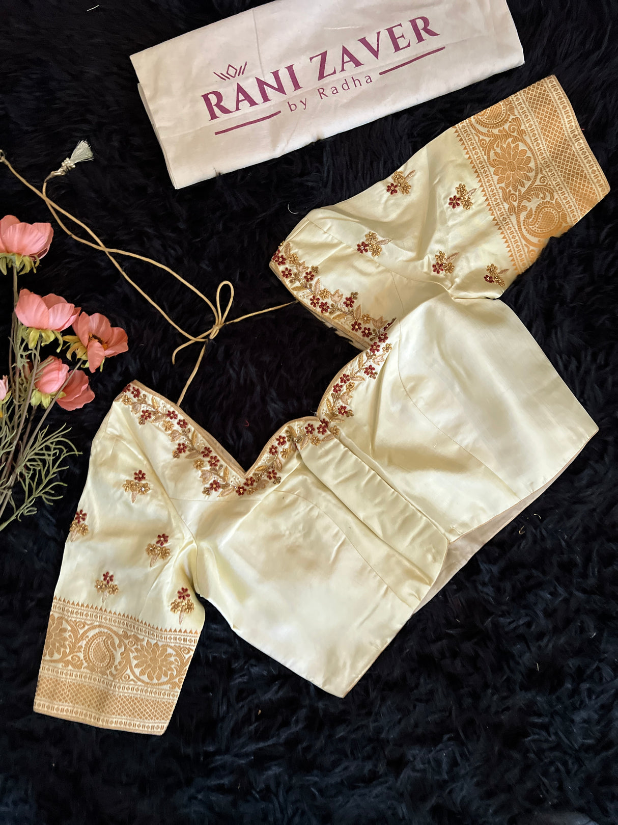 Maroon Beige Gadwal Kanchi Pure Silk