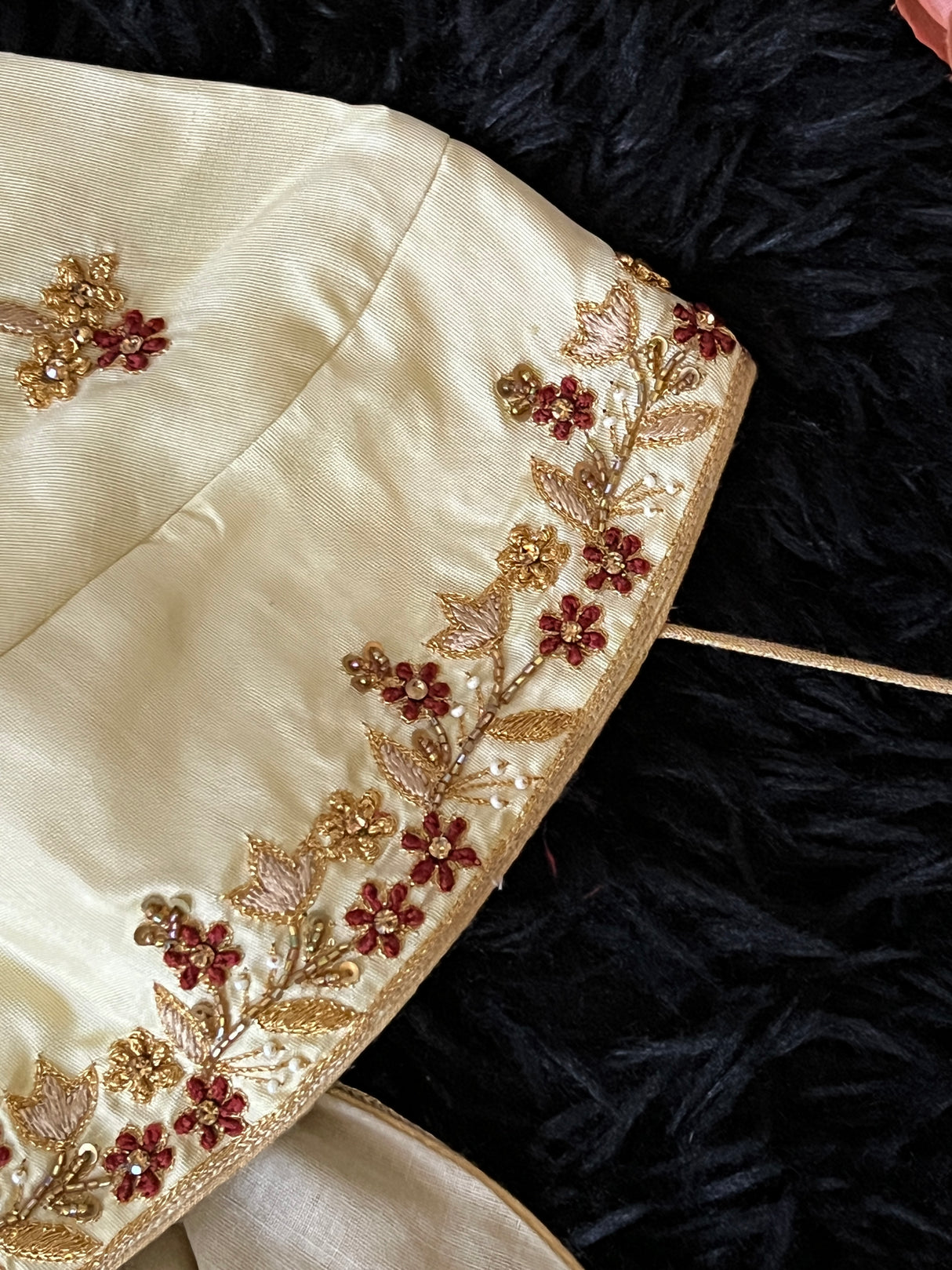 Maroon Beige Gadwal Kanchi Pure Silk