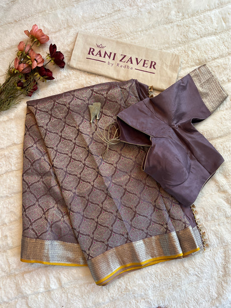 Mysore Brocade Crepe Silk