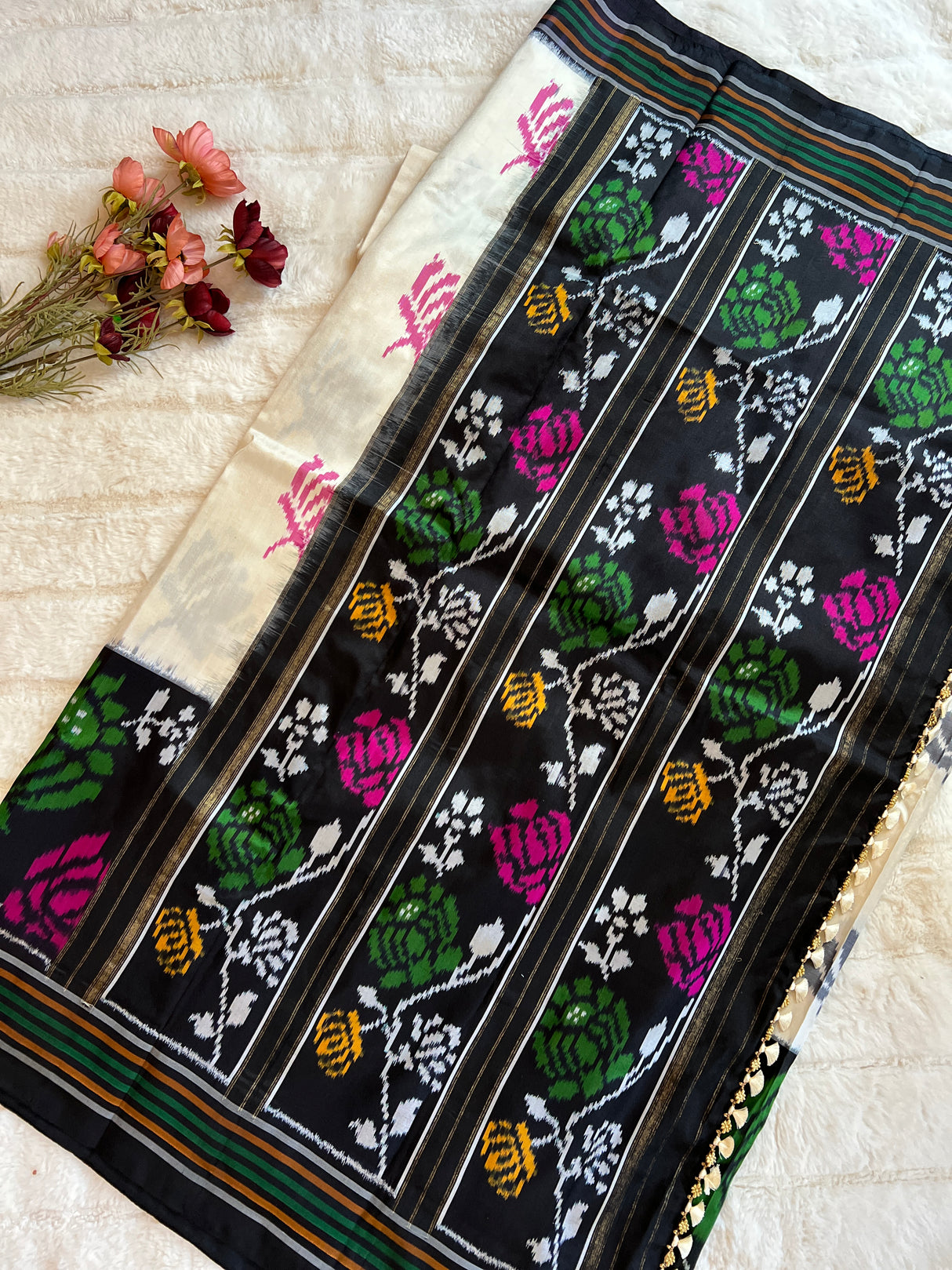 Ikkat Pure SIlk Handloom
