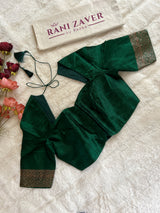 Hot Pink Banarasi Raw Silk