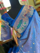 Meenakari Kanchi Gadwal Fusion Handloom Pure Silk