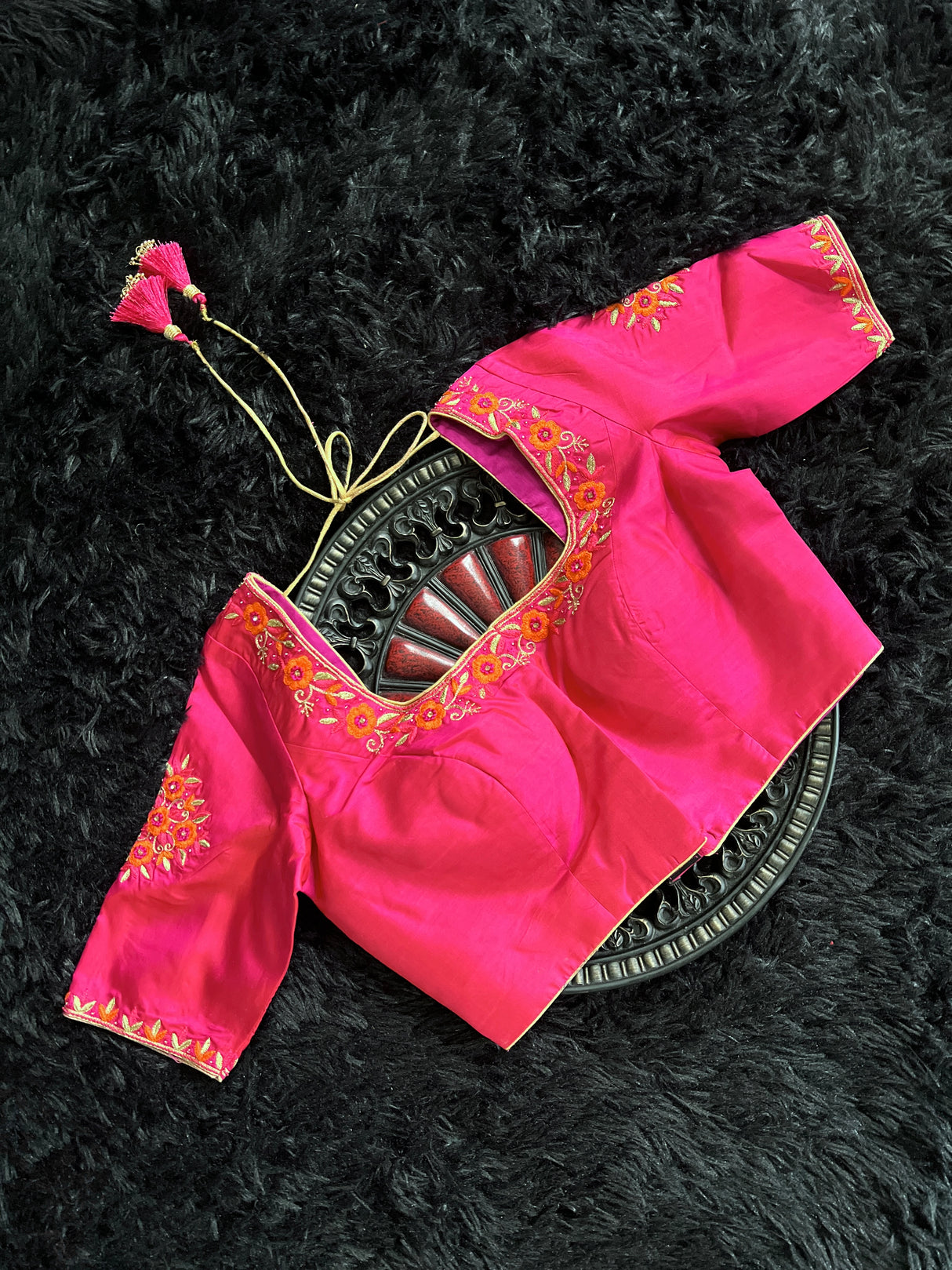 Kanchipuram Pure Silk handloom with Stitched Blouse