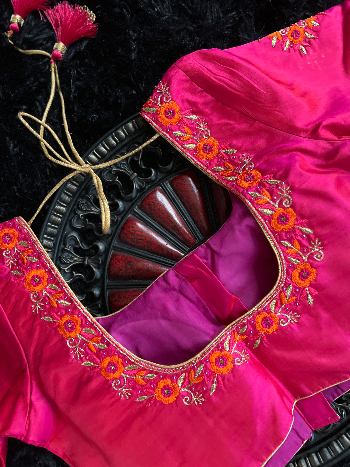 Kanchipuram Pure Silk handloom with Stitched Blouse