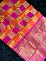 Kanchipuram Pure Silk handloom with Stitched Blouse
