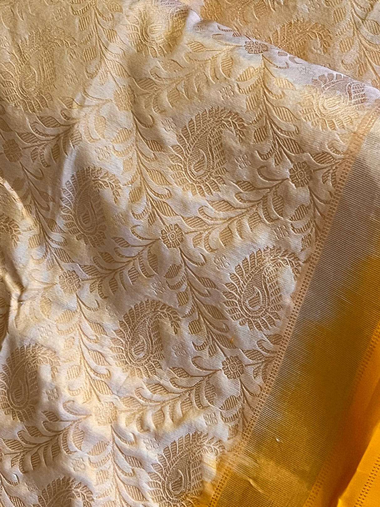 Brocade  Maharani Paithani Handloom Pure silk