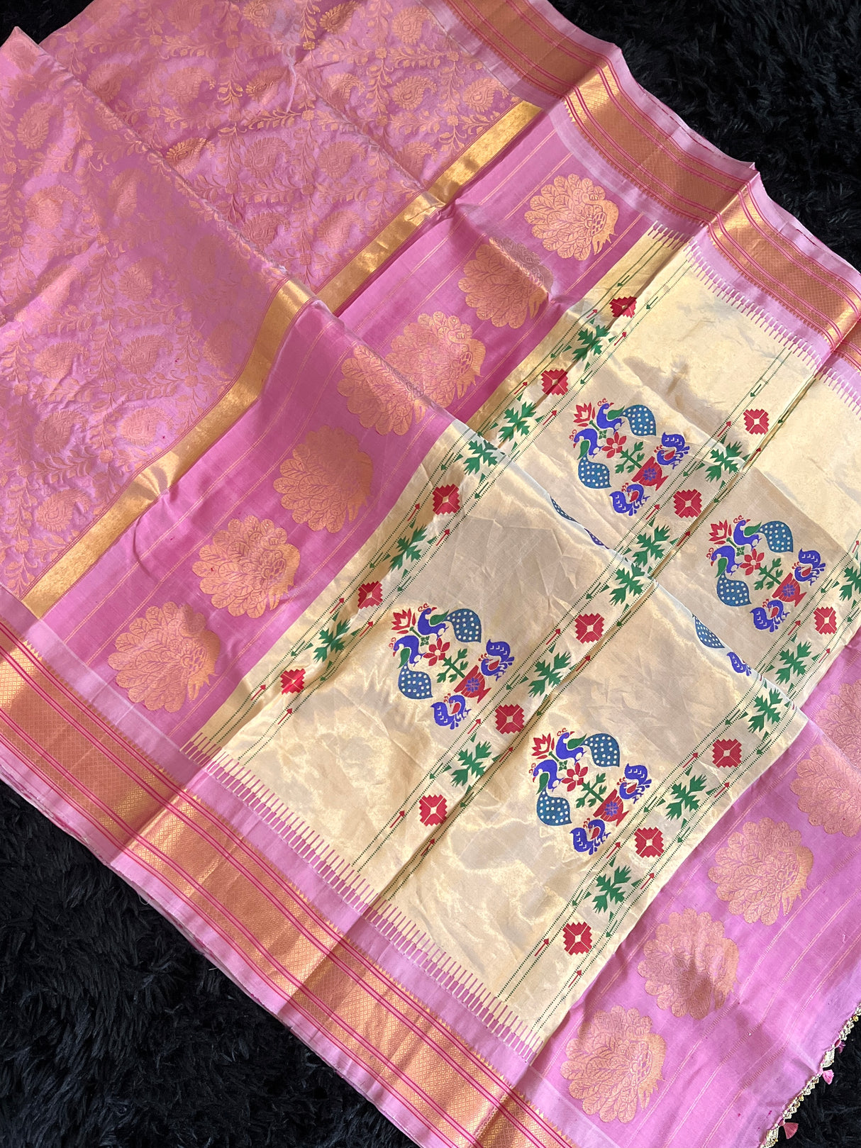 Brocade Paithani Handloom Pure Silk