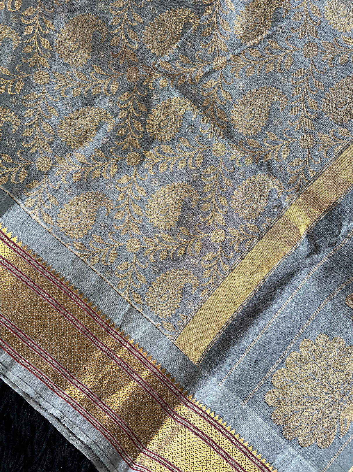 Brocade Maharani Paithani Fusion Handloom Pure Silk