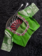 Venkatagiri Pattu With Stitched Blouse 