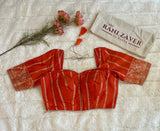 Banaras Katan Pure Silk KADUWA With Stitched Blouse
