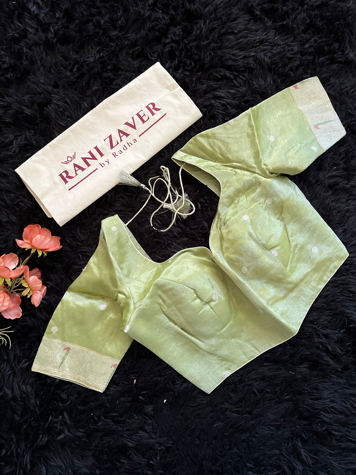 mint green colour blouse