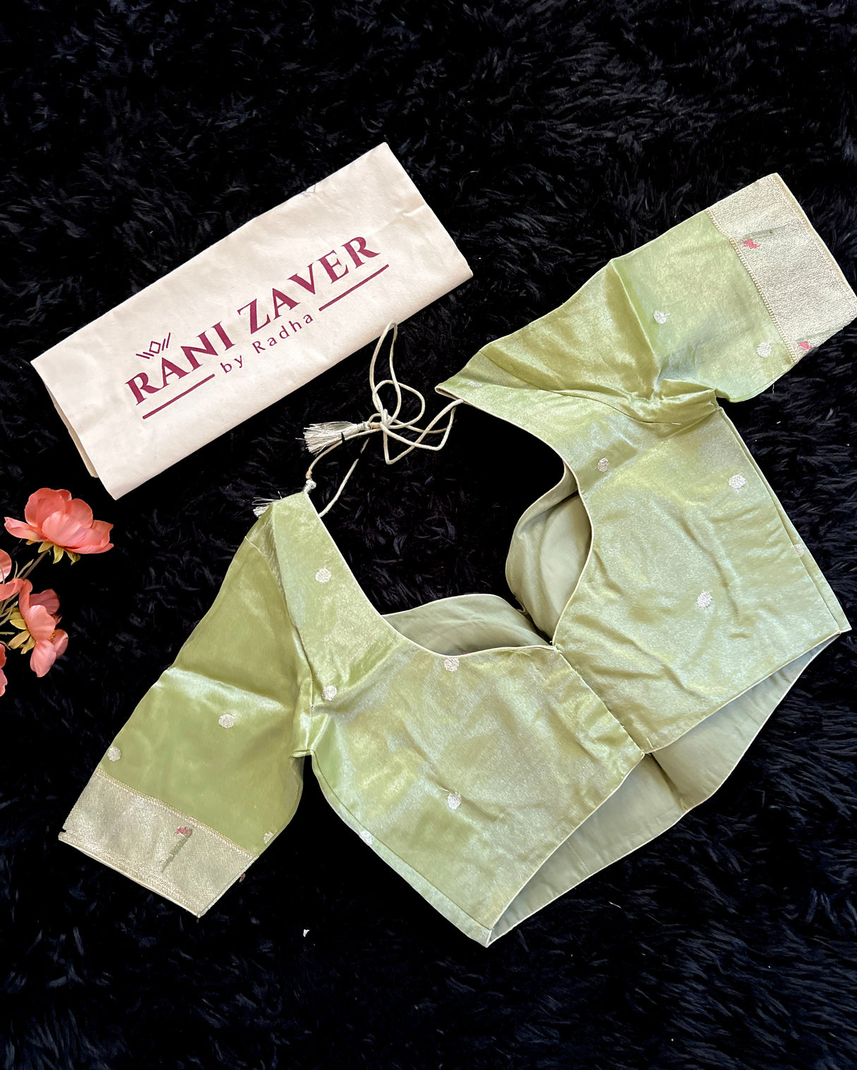 mint green colour blouse