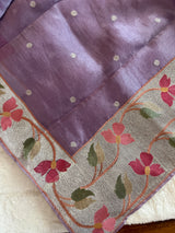 Organza silk saree with blouse