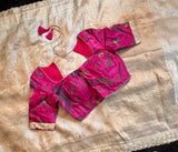 tissue kora saree with blouse