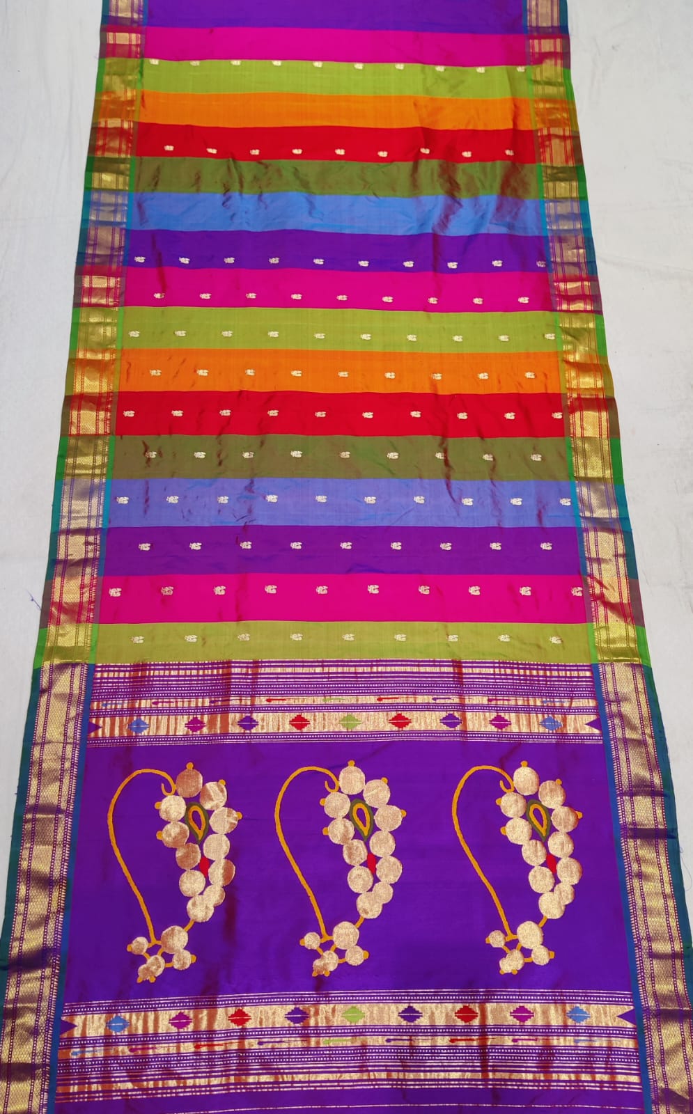 Yeola Paithani Handloom Pure Silk Saree