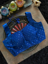 Royal Blue cocktail  blouse 36 38 40